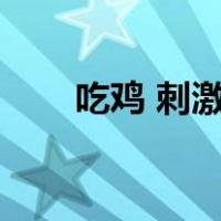 吃鸡 刺激战场（吃鸡攻略刺激战场）