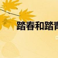 踏春和踏青的意思（踏春是什么意思）