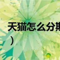 天猫怎么分期付款买东西（天猫怎么分期付款）
