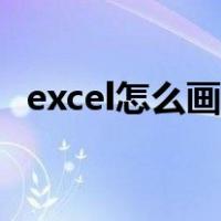 excel怎么画斜线打字（excel怎么画斜线）