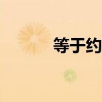 等于约等于符号（约等于符号）