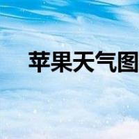 苹果天气图标怎么变大（苹果天气图标）