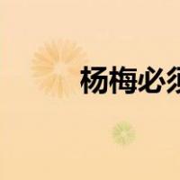 杨梅必须要洗吗（杨梅需要洗吗）
