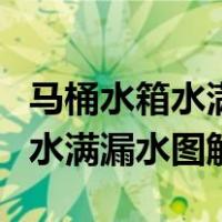 马桶水箱水满漏水原因及解决办法（马桶水箱水满漏水图解）