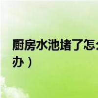厨房水池堵了怎么办 6大妙招轻松解决（厨房水池堵了怎么办）