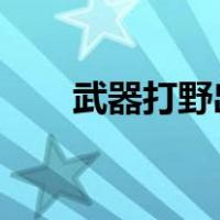 武器打野出装2022（武器打野出装）