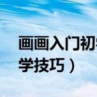 画画入门初学技巧自学 初学者（画画入门初学技巧）