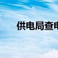 供电局查电费怎么查（查电费怎么查）
