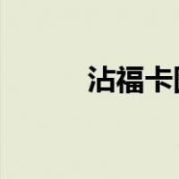 沾福卡图片2021（沾福卡图片）