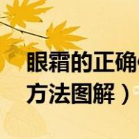 眼霜的正确使用方法 视频教程（眼霜的使用方法图解）