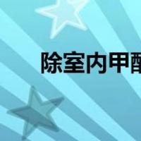 除室内甲醛最好的办法（除室内甲醛）