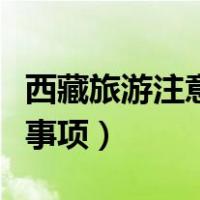 西藏旅游注意事项和必备物品（邮轮旅游注意事项）