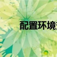 配置环境变量path（配置环境变量）