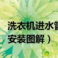 洗衣机进水管安装图解法视频（洗衣机进水管安装图解）