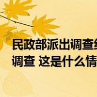 民政部派出调查组对中华少年儿童慈善救助基金会开展全面调查 这是什么情况？
