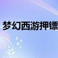 梦幻西游押镖一天最多几次（梦幻西游押镖）