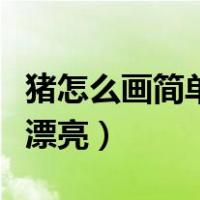 猪怎么画简单又漂亮正面图（猪怎么画简单又漂亮）
