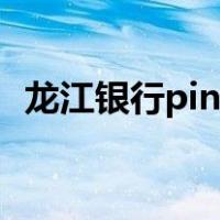 龙江银行pin密码是什么（pin密码是什么）