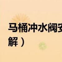 马桶冲水阀安装图解图片（马桶冲水阀安装图解）