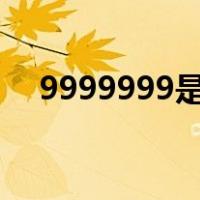 9999999是什么意思（999是什么意思）
