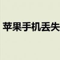 苹果手机丢失如何定位（手机丢失如何定位）
