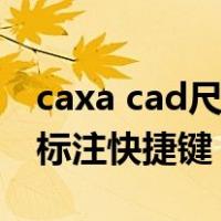 caxa cad尺寸标注数字大小设置（caxa尺寸标注快捷键）