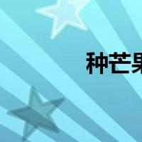 种芒果需要的条件（种芒果）