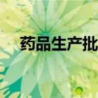 药品生产批号怎么看（生产批号怎么看）