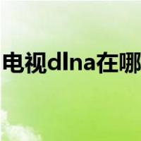 电视dlna在哪个位置（电视dlna功能在哪里）