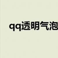 qq透明气泡软件（免费设置qq透明气泡）