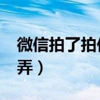 微信拍了拍你怎么弄的?（微信拍了拍你怎么弄）