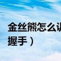 金丝熊怎么训练定点大小便（金丝熊怎么训练握手）