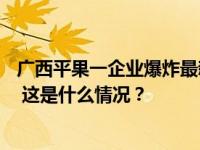 广西平果一企业爆炸最新：4人遇难，2名失联者找到并送医 这是什么情况？