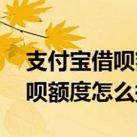 支付宝借呗额度怎么提升到30万（支付宝借呗额度怎么提升）