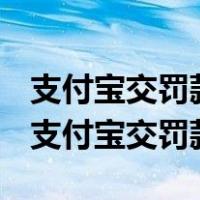 支付宝交罚款如何缴纳电动车交通违章罚款（支付宝交罚款）