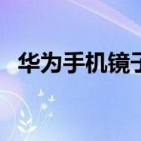 华为手机镜子在哪里打开（华为手机镜子）