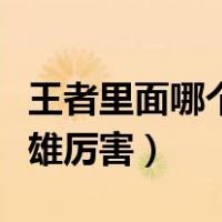 王者里面哪个英雄厉害一点（王者里面哪个英雄厉害）
