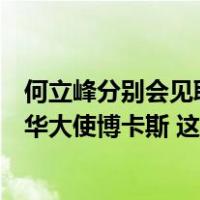 何立峰分别会见联合国贸发会议秘书长格林斯潘、美国前驻华大使博卡斯 这是什么情况？