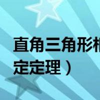 直角三角形相似的判定定理（三角形相似的判定定理）