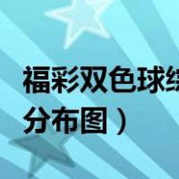 福彩双色球综合分布图最新（福彩双色球综合分布图）