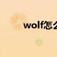 wolf怎么读音发音（wolf怎么读）