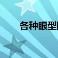各种眼型图解 相学（各种眼型图解）