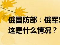 俄国防部：俄军对叙境内恐怖组织发动空袭 这是什么情况？