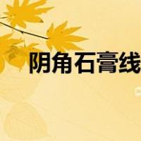 阴角石膏线怎么切角（石膏线怎么切角）