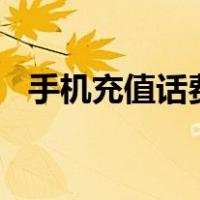 手机充值话费10元（手机话费怎么充q币）