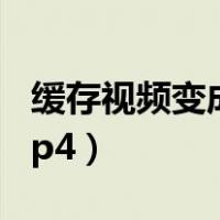 缓存视频变成本地视频（缓存视频变成本地mp4）
