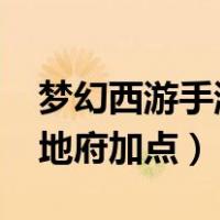 梦幻西游手游地府加点2023（梦幻西游手游地府加点）