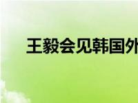 王毅会见韩国外长朴振 这是什么情况？