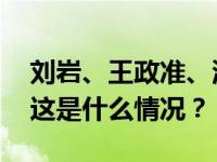 刘岩、王政准、池国清、何树茂被决定逮捕 这是什么情况？