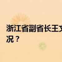 浙江省副省长王文序已任省委常委、统战部部长 这是什么情况？